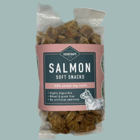 Salmon soft snacks
