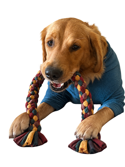 Festive handcrafted tuggie
