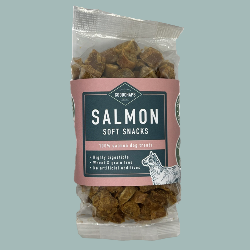 Salmon soft snacks